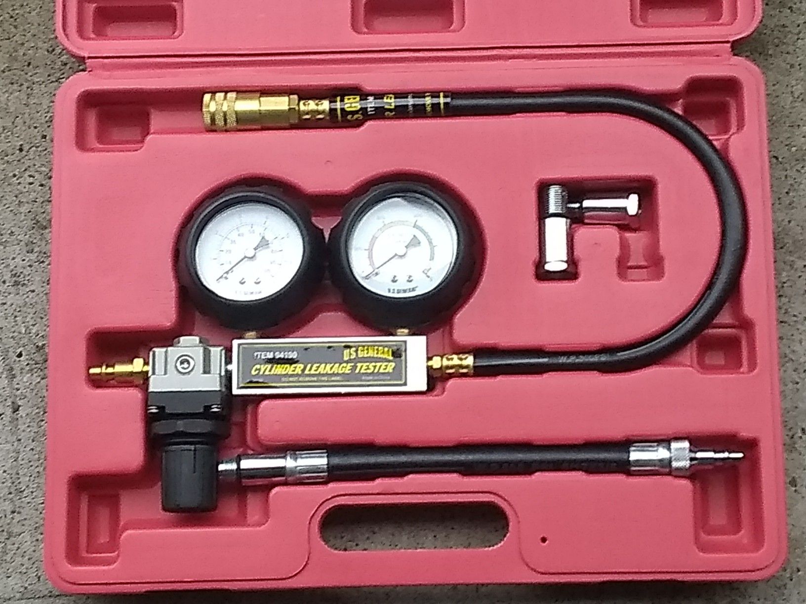 Cylinder leak tester