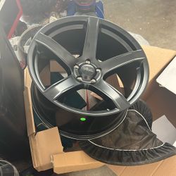 Voxx Hellcat Replica Rims 20x10.5 5x115 Matte Black 25mm