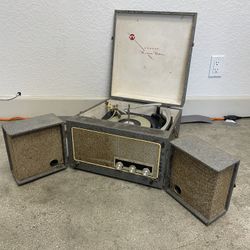 Webcor Music Man phonograph - 1960's turntable - (NEEDS SERVICE)