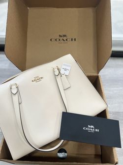 new coach Tatum carryall White Bag With Wallet