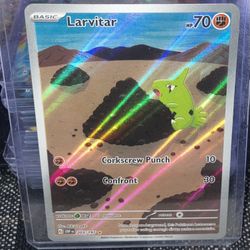 2025 Larvitar Full Art Holo (Gold Star Rare) #203/197 