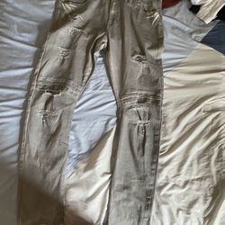 Size 34 Grey Jeans