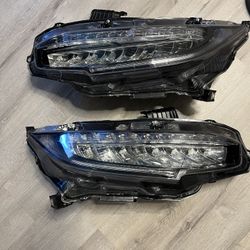 Honda Civic 10th Gen Headlights  (2020 Models Only)