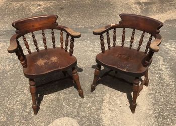 Vintage Captain Chairs (2)