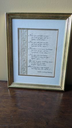Wedding blessing