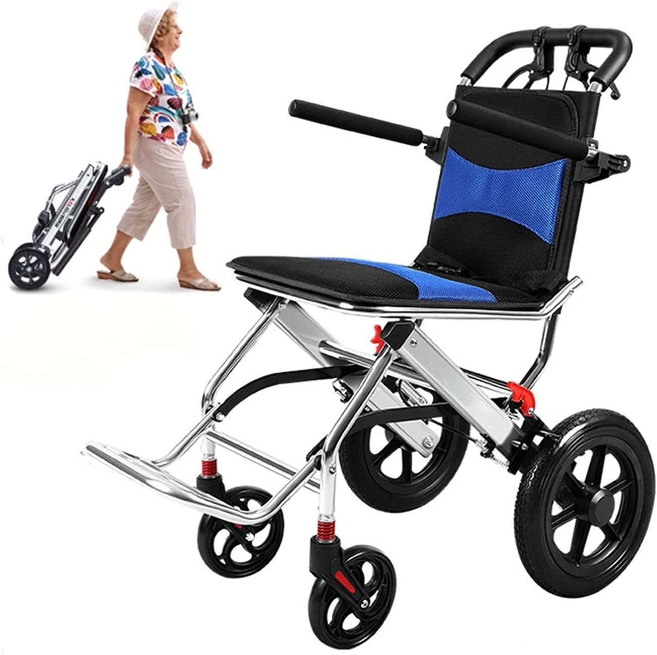 Krisy Foldable Wheelchairs, Travel Wheelchairs, Aluminum Alloy