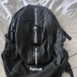 Supreme Black Backpack