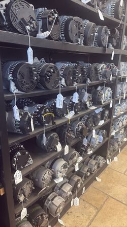 Starters alternator and batteries