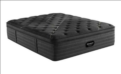 King size Pillowtop Simmons Beautyrest Black Bed Mattress- Box Springs & Bed Frame Optional