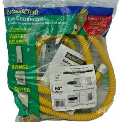 Brass Craft 1/2" OD x 60" Gas Connector