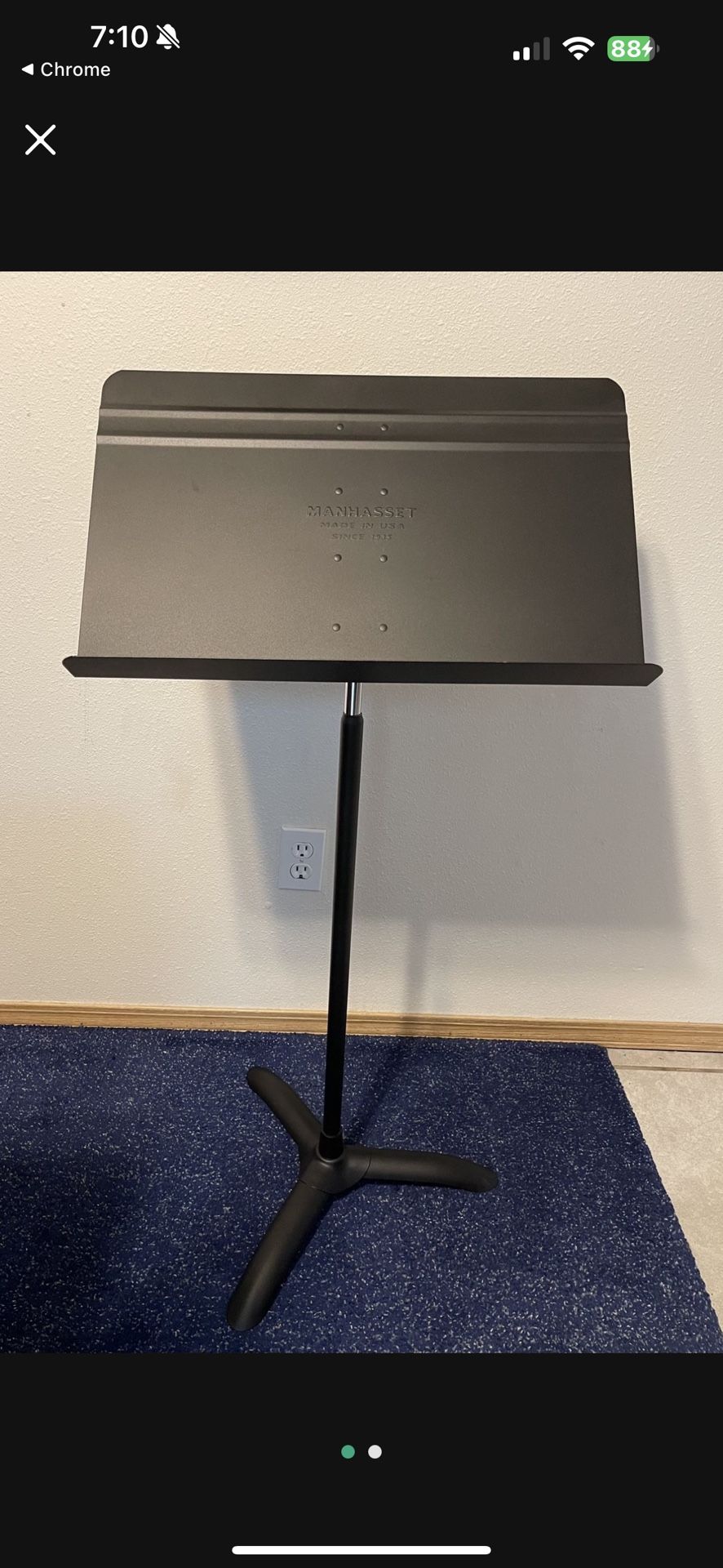 Manhasset Music Stand For Sheet Music 