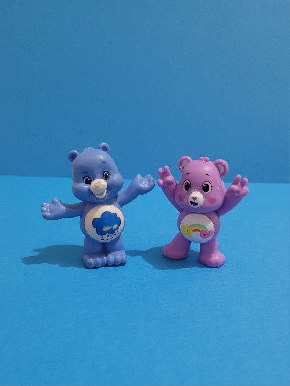 Lot of 2 Care Bears Surprise Cubs Series 2 Mystery Mini Figures