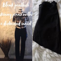 Black skinny jeans