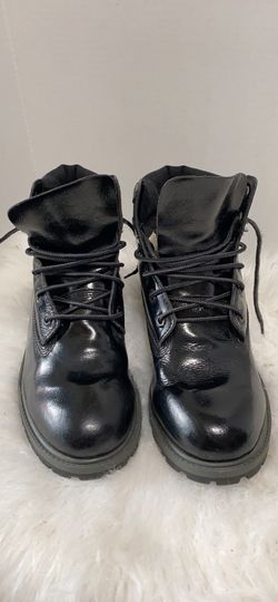 Timberland black size 6.5 boys women 8.5