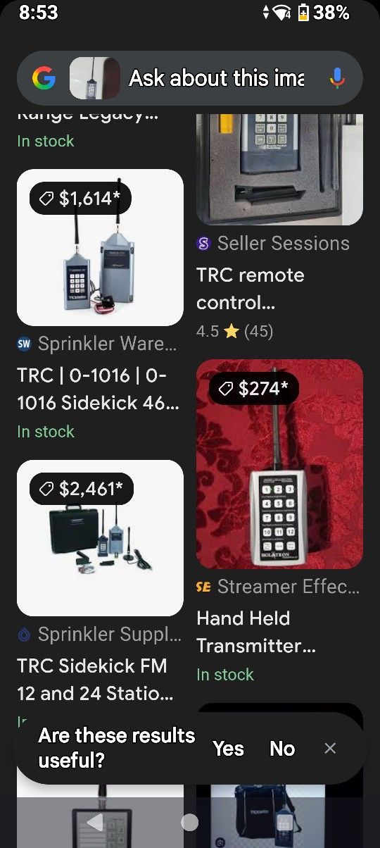 Irrigation Remote Control /Receiver &Case