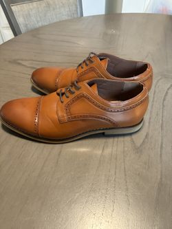 stacy adams dickinson cap toe oxford Boys size 6M