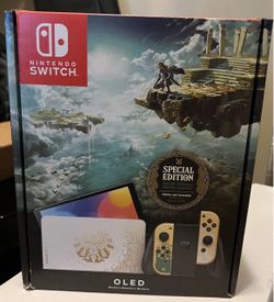 Nintendo Switch OLED Zelda TOTK SPECIAL Limited Edition Console - RARE