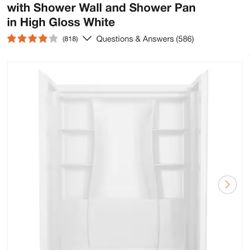 Delta Classic 500 Shower Wall Panels New (60x32)