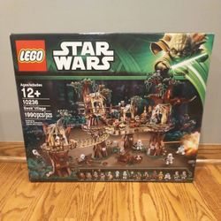 LEGO Star Wars: Ewok Village (10236) Wicket Teebo Chirpa Scout troopers Sealed