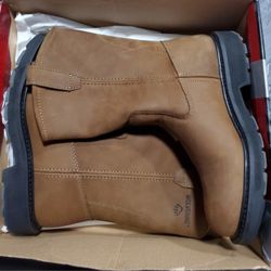 Wolverine Brown Boots Size 8