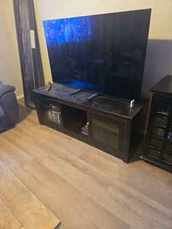 Black entertainment center