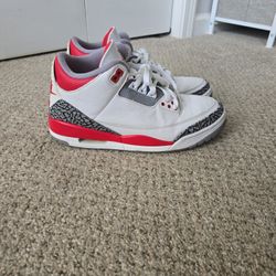 Nike Jordan 3 Retro Fire Red Cement Gray