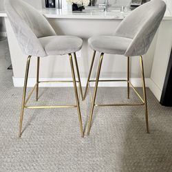 Barstools & Office Chair—velvet 