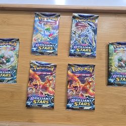 Pokemon Sword & Shield Brilliant Stars Booster Packs
