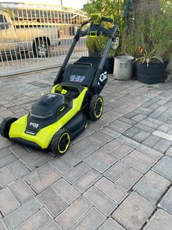 Shop RYOBI 40V HP Brushless 21 in.Cordless Walk Behind Multi-Blade Self-Propelled Lawn Mower tool only