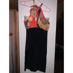 Womens Bebe Halter Dress