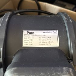 Ventilation fan with carbon filter