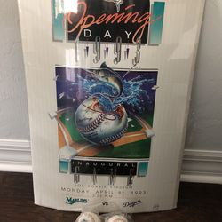 Marlins Inaugural Season Poster & Baseball’s 
