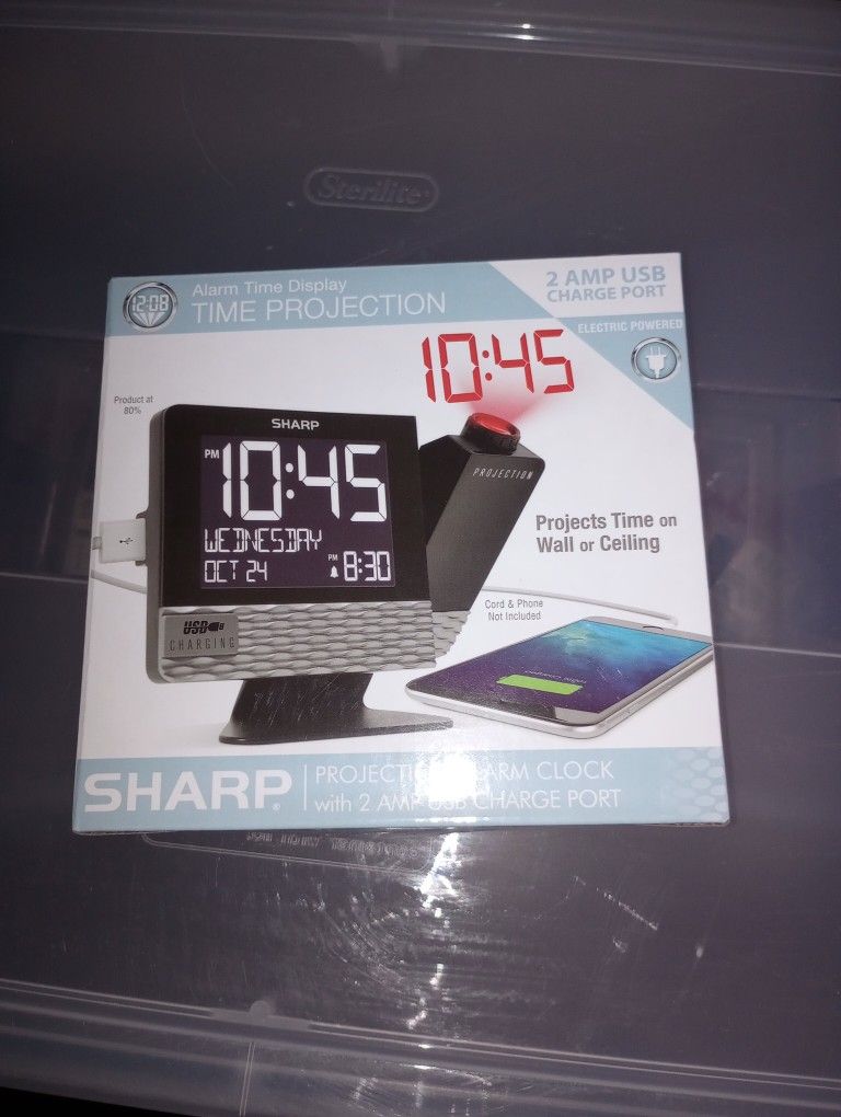 Alarm Clock With Projector