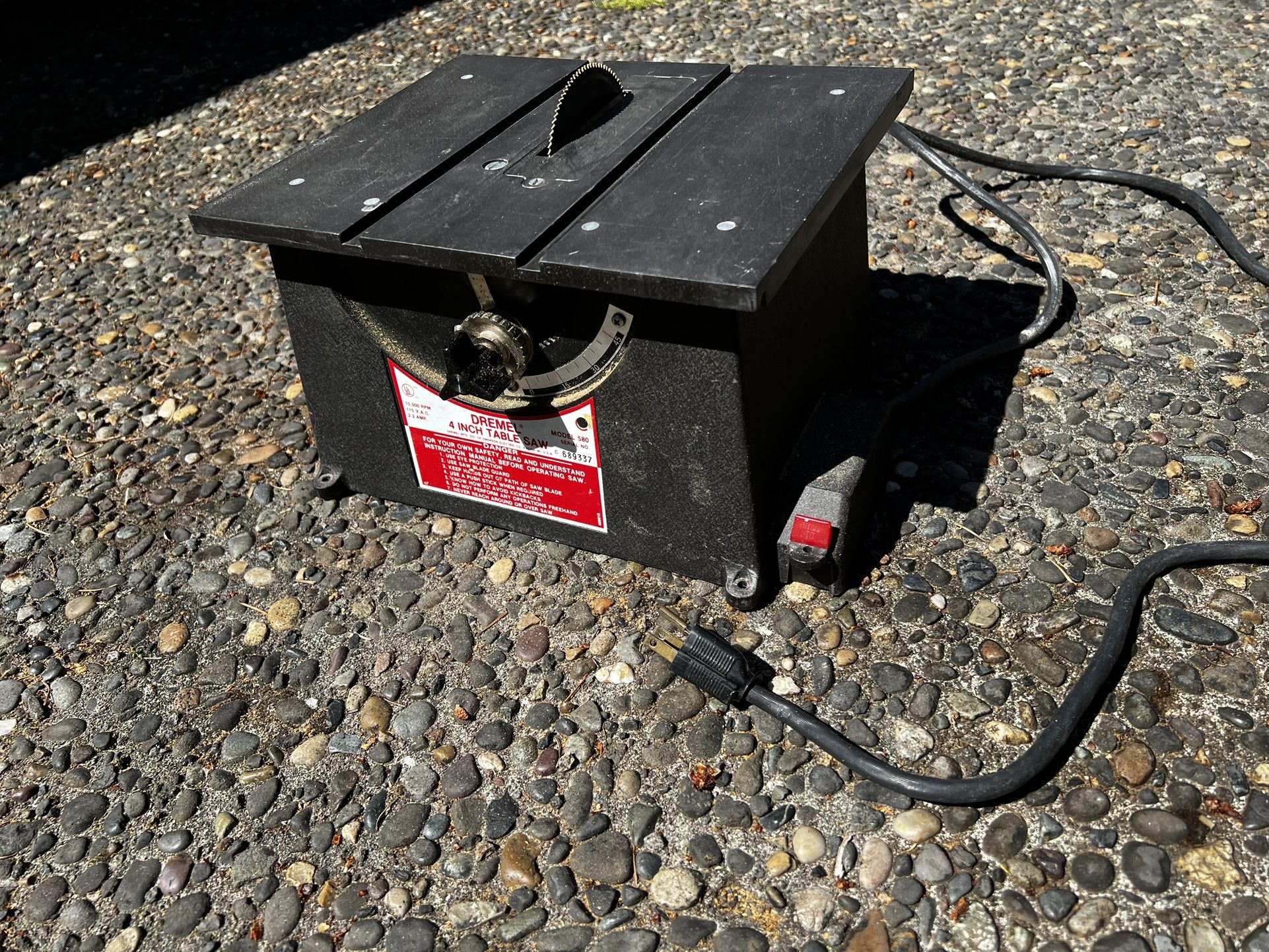 Dremel 4” Table Saw