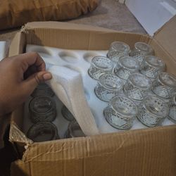 Mini glass mason jars