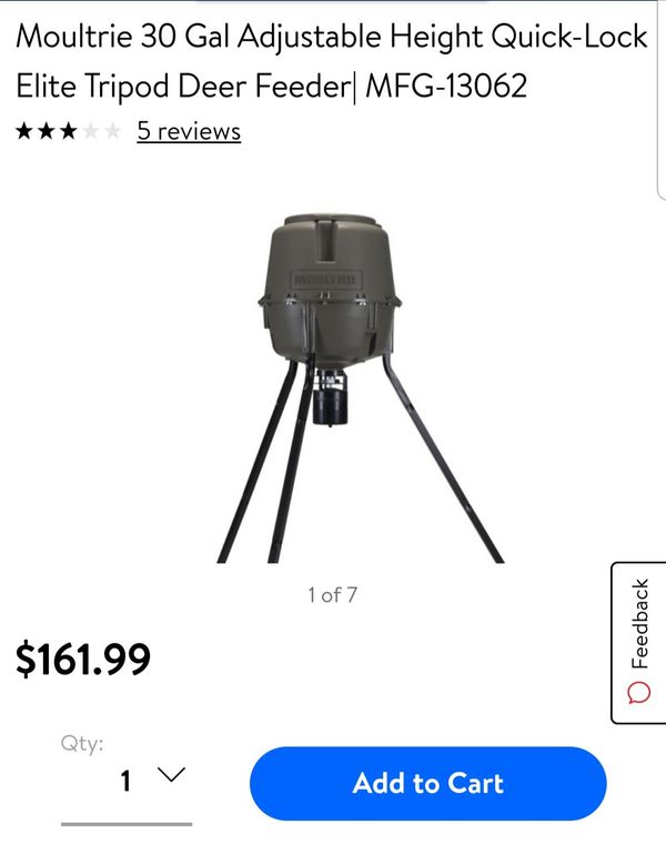 Deer Feeder Elite Tripod Moultrie For Sale In Sacramento Ca
