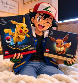 Pikachu and Eevee LEGO