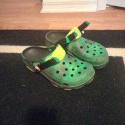 Size 11 Green All Terrain Crocs Down For Trades To