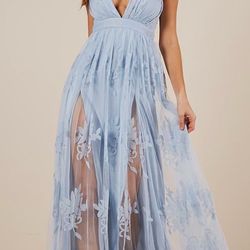 Prom dress size L large