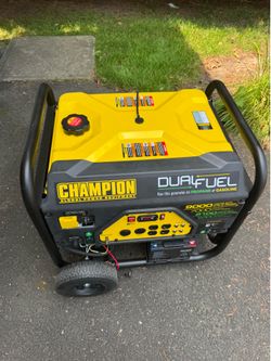 Champion 9000/7000W Dual Fuel Portable Generator | Costco Unit