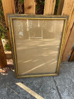 Wooden Frame with Glass