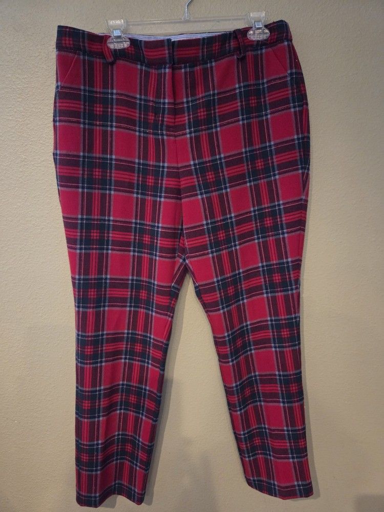 Vineyard Vines KILT Print Pants Size 12