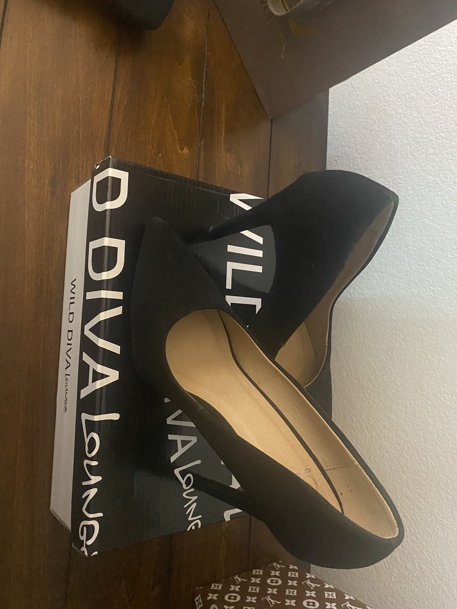 Black Heels Size 7.5 