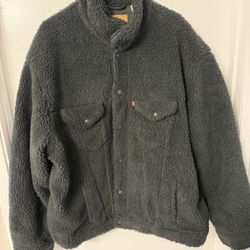 2xL Vintage Style Levi’s sherpa fleece trucker jacket