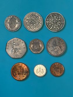 Vintage British Shillings