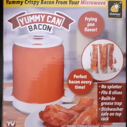 Yummy Can Microwave Crispy Bacon Fryer