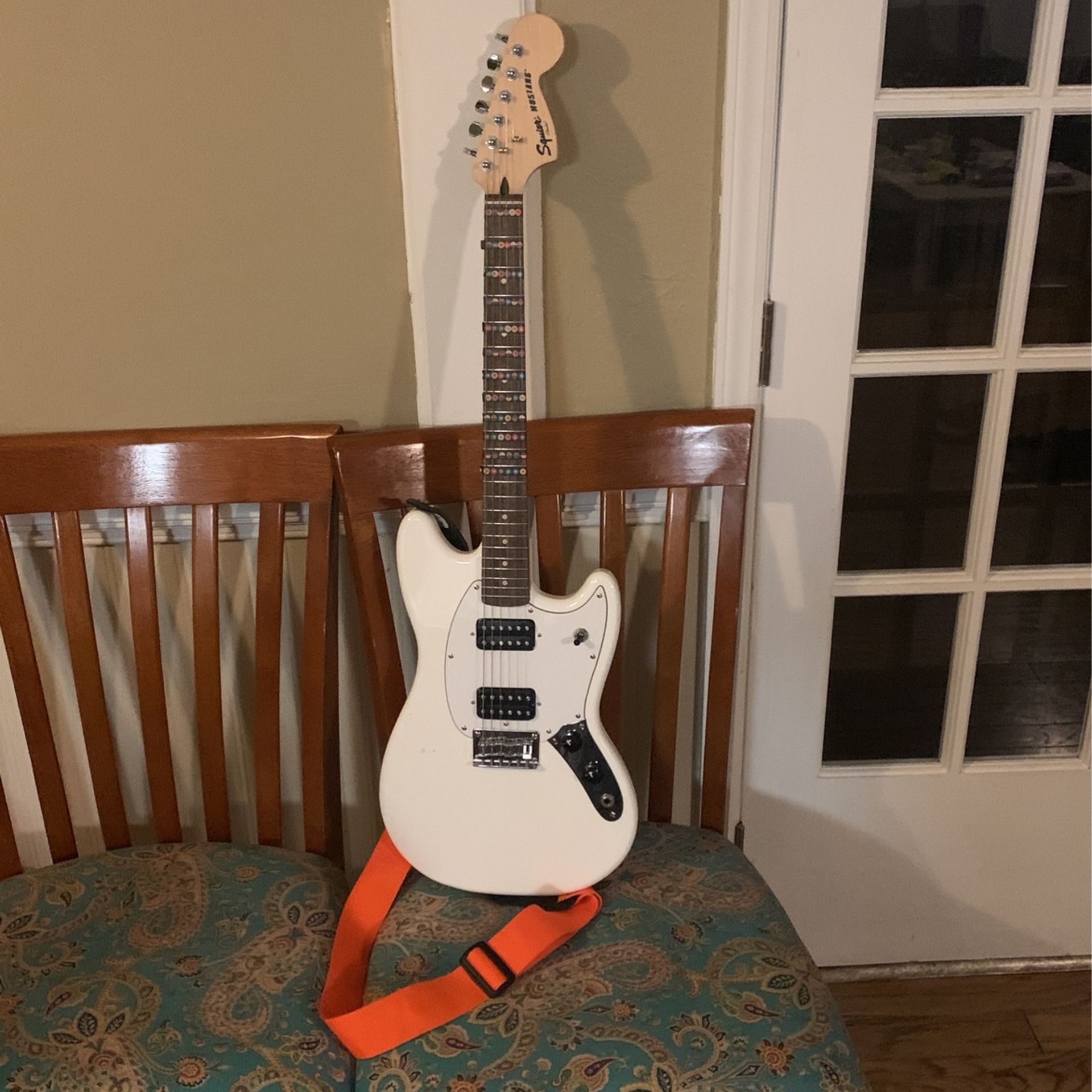 Squire Mustang Electric Guitar (Like New)