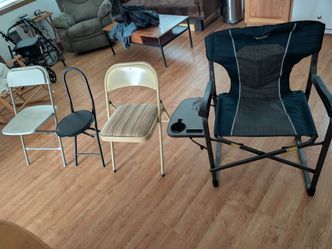 Folding chairs!
