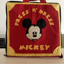 Vintage Disney Press N Dress Mickey Case 1993