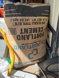 Free bag of cement